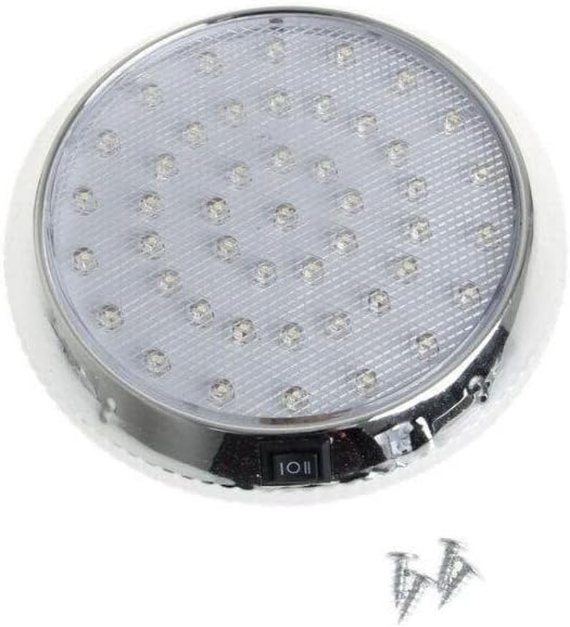 AIMALL 46-LED 12V Interior Roof Ceiling Light for Caravan, Boat, Truck, Car Dome Cabin Light with Bright White Illumination 5 Inch image number 4