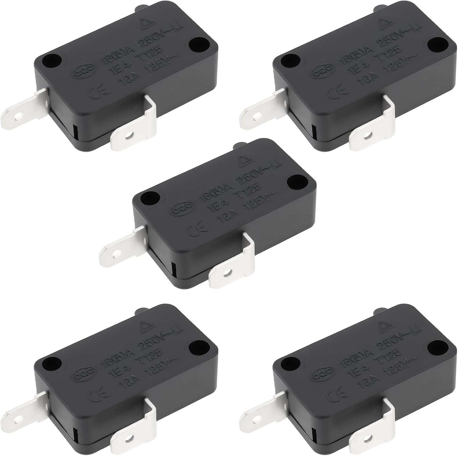Emagtech 5Pcs Micro Switches Replace HK-14 16(5) a 250VAC Multiple Applications