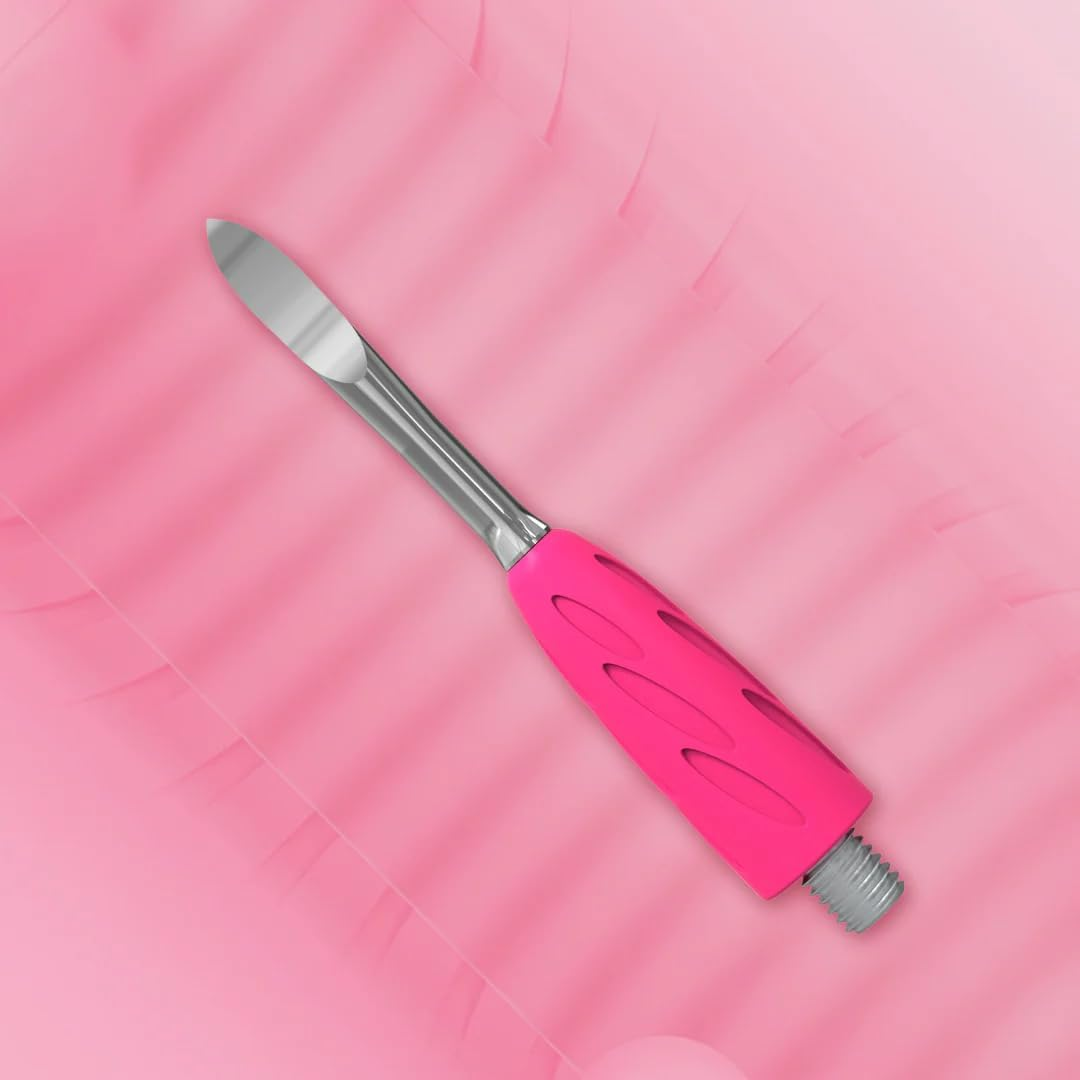 STALEKS PRO by Natury Nails Pusher, Interchangeable Part, Stainless Steel and Silicone, Sterilisable, Manicure and Pedicure, Gummy Combo (UNIQ 19) image number 4