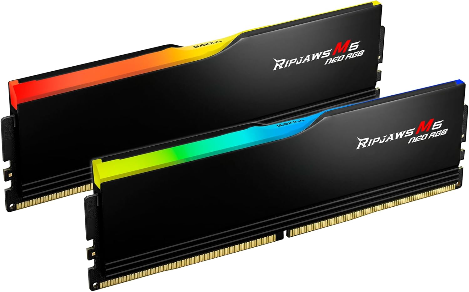 G.SKILL Ripjaws M5 Neo RGB Series DDR5 RAM (AMD Expo) 32GB (2X16Gb) 6000Mt/S CL36-48-48-96 1.25V Desktop Computer Memory U-DIMM - Matte Black (F5-6000J3648D16GX2-RM5NRK) image number 4