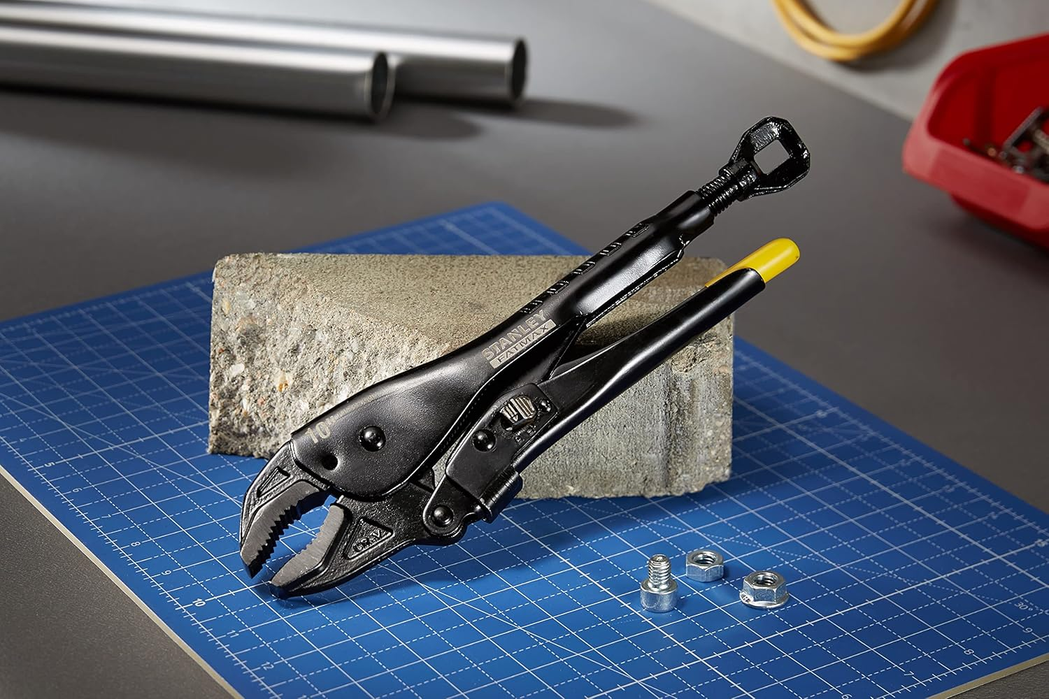 Stanley Fatmax Curve Jaw Lockgrip Pliers, 250 Mm image number 1