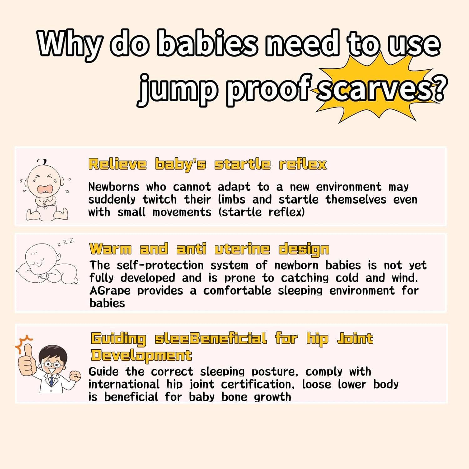 2 Pack Baby Swaddle,Nursery Swaddles,Baby Sleep Sack,Organic Cotton Sleeping Bag for Baby,Soft Nueborn Swaddle, Newborn Sleep Sack,Anti-Startle Swaddling,2 Way Zip (Gray, Small（3.5~6Kg）) image number 7