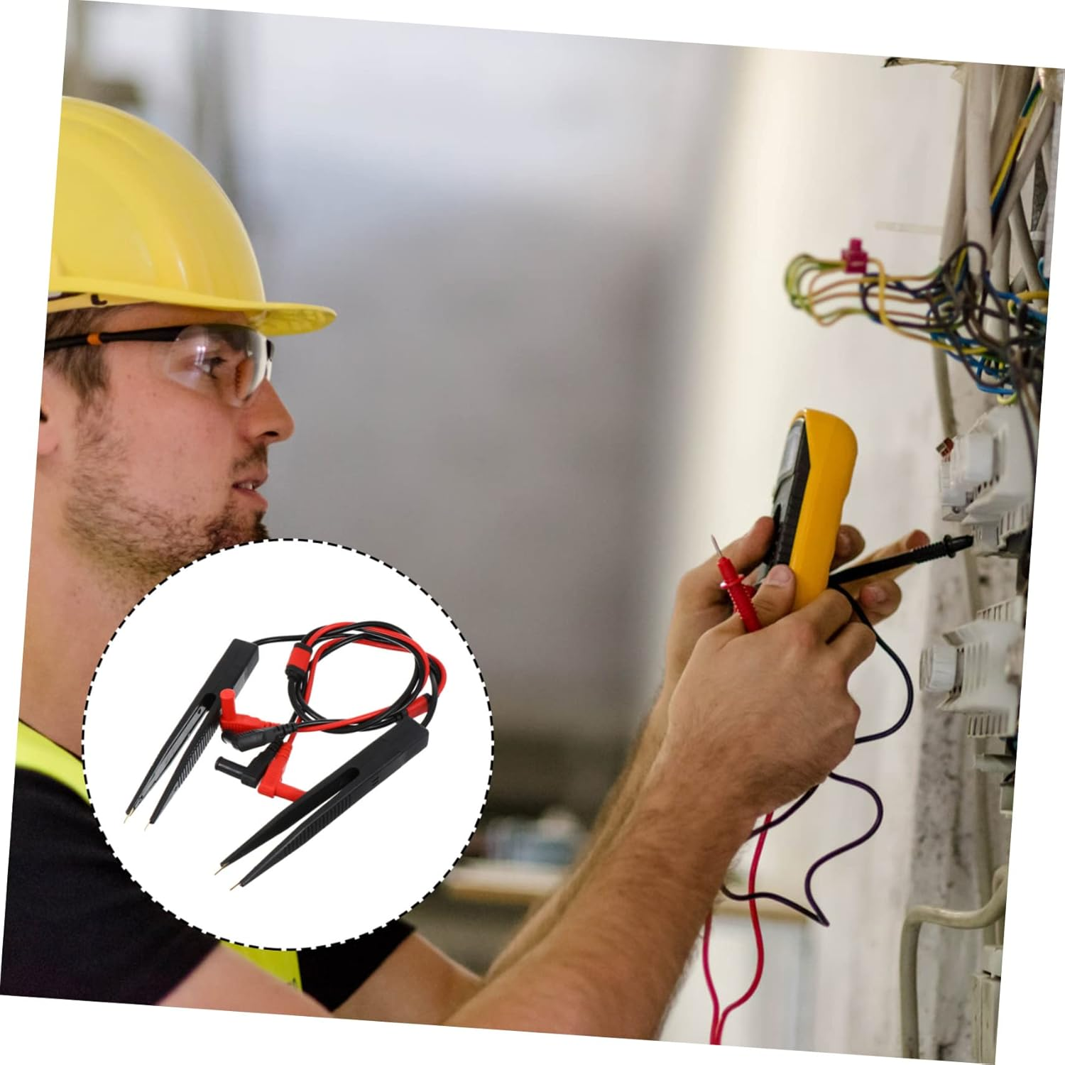 Mobestech 2Sets Multimeter Test Pen Leads Electronic Multimeter Probes Needle Tips Practical Leads for Automotive Test and Voltage Measurement image number 5