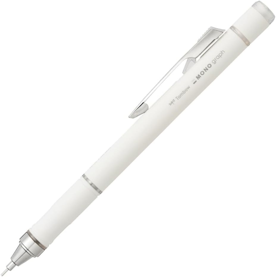Tombow Mechanical Pencil, 0.5Mm, MONO Monograph Grip (Soft Fit Grip for Anti-Fatigue), Ivory DPA-151A image number 3