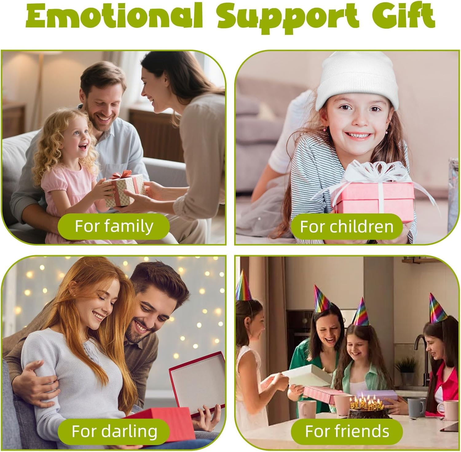 Fayrvind 2 Pcs Emotional Support Positive Crochet Sunflower and Taco Desk Decor Cute Stuff Crochet Flowers Birthday Gifts for Women Thank You Gift - Yellow Chicken  Green Frog image number 4