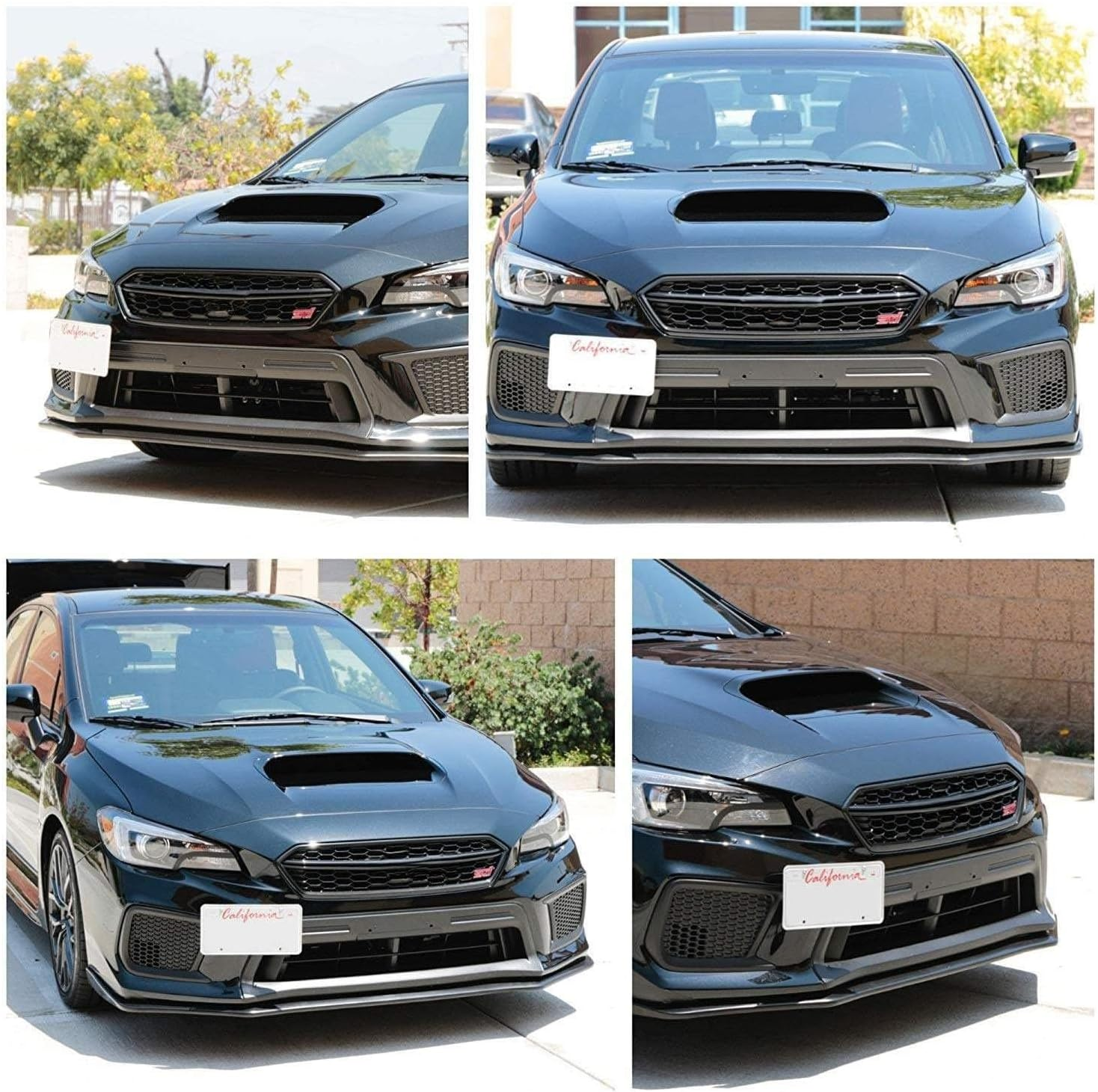 Ijdmtoy No Drill Front Bumper Tow Hook License Plate Mounting Bracket Adapter Kit Compatible with 13-17 Scion FRS, 13-21 Subaru BRZ & 15-21 WRX, 10-15 Toyota Prius & 17-21 86 image number 6