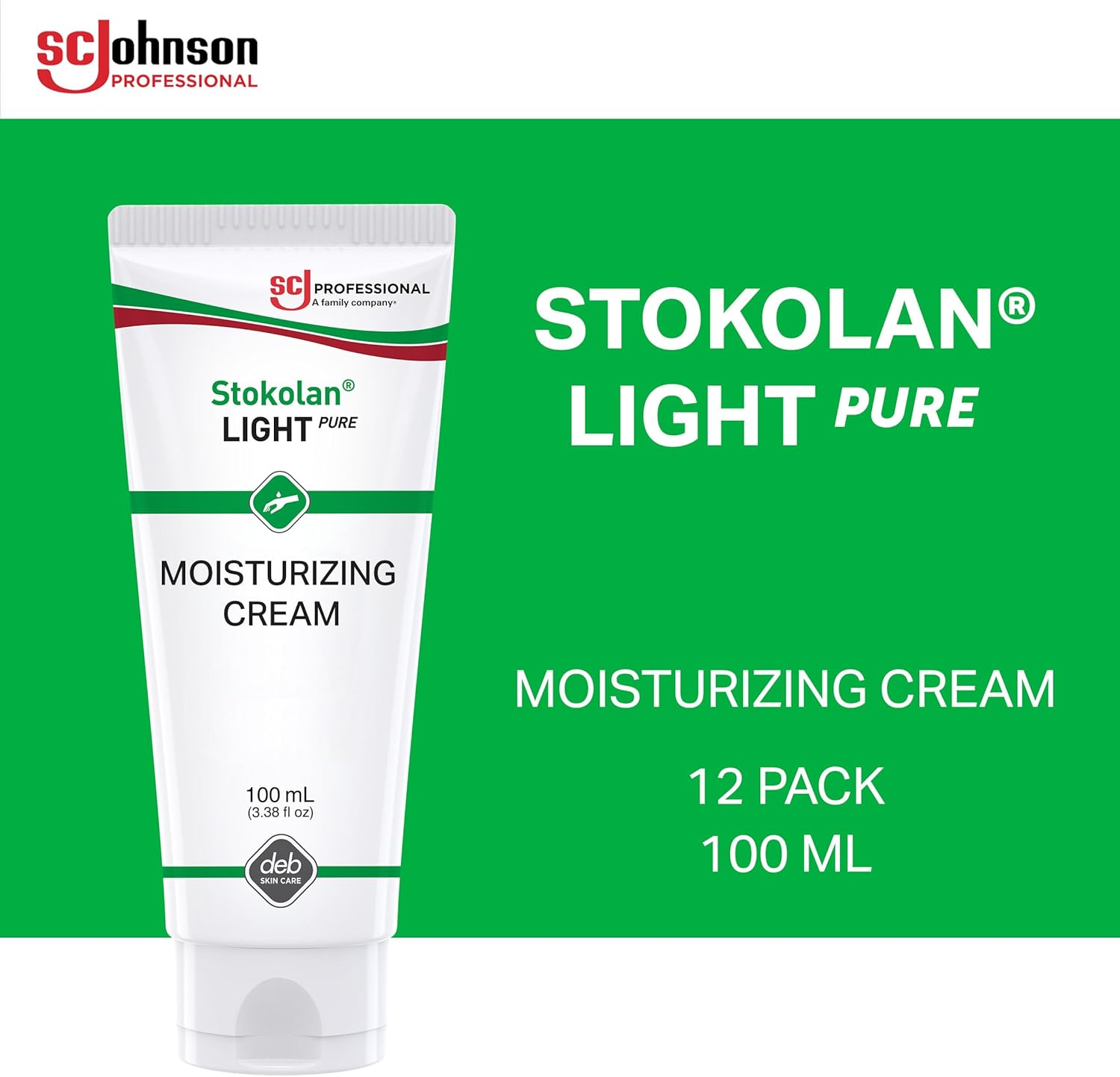STOKOLAN Stokolan Light Pure Post Work Hand Cream 100Ml, Case Pack 12, 3.3814 Fl Ounce (Pack of 12) image number 2