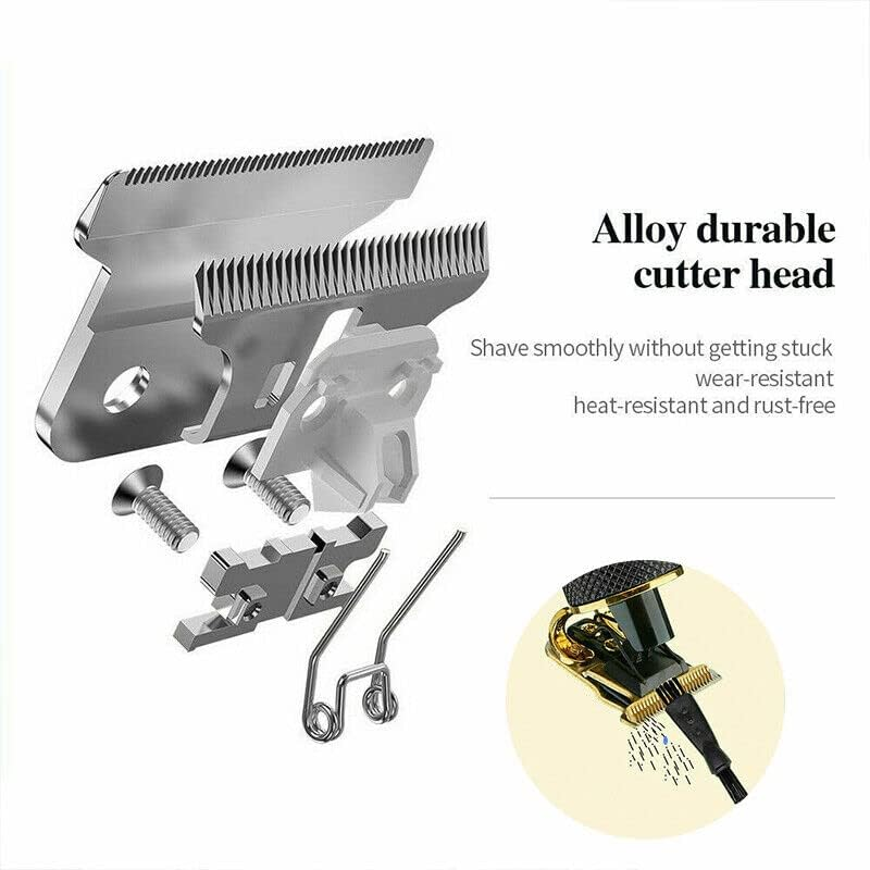 AIMALL Men&rsquo;S Portable Electric Hair Trimmer Clippers Beard Shaver Cutting Cordless, USB Rechargeable, Titanium Ceramic Blade, Low Noise, 240 Minutes Runtime - Black image number 4