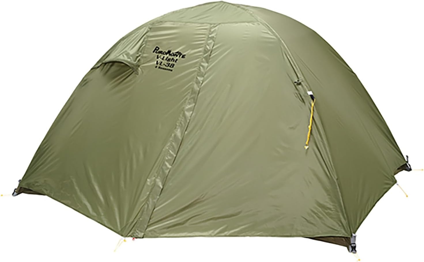 Puromonte VL38OLV Outdoor Camping Tent Lightweight Alpine Camping Tent for 3 People, Olive (OLV) image number 4