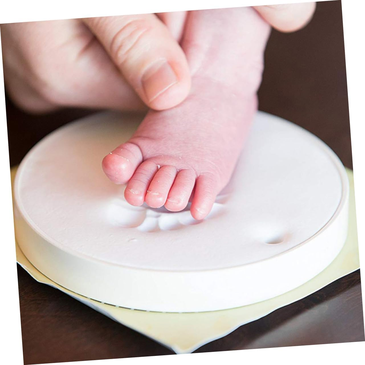 4Pcs Handprint Footprint Kit for Newborns Dymadon Born Memory Handprint Footprint Pad Decorative image number 2