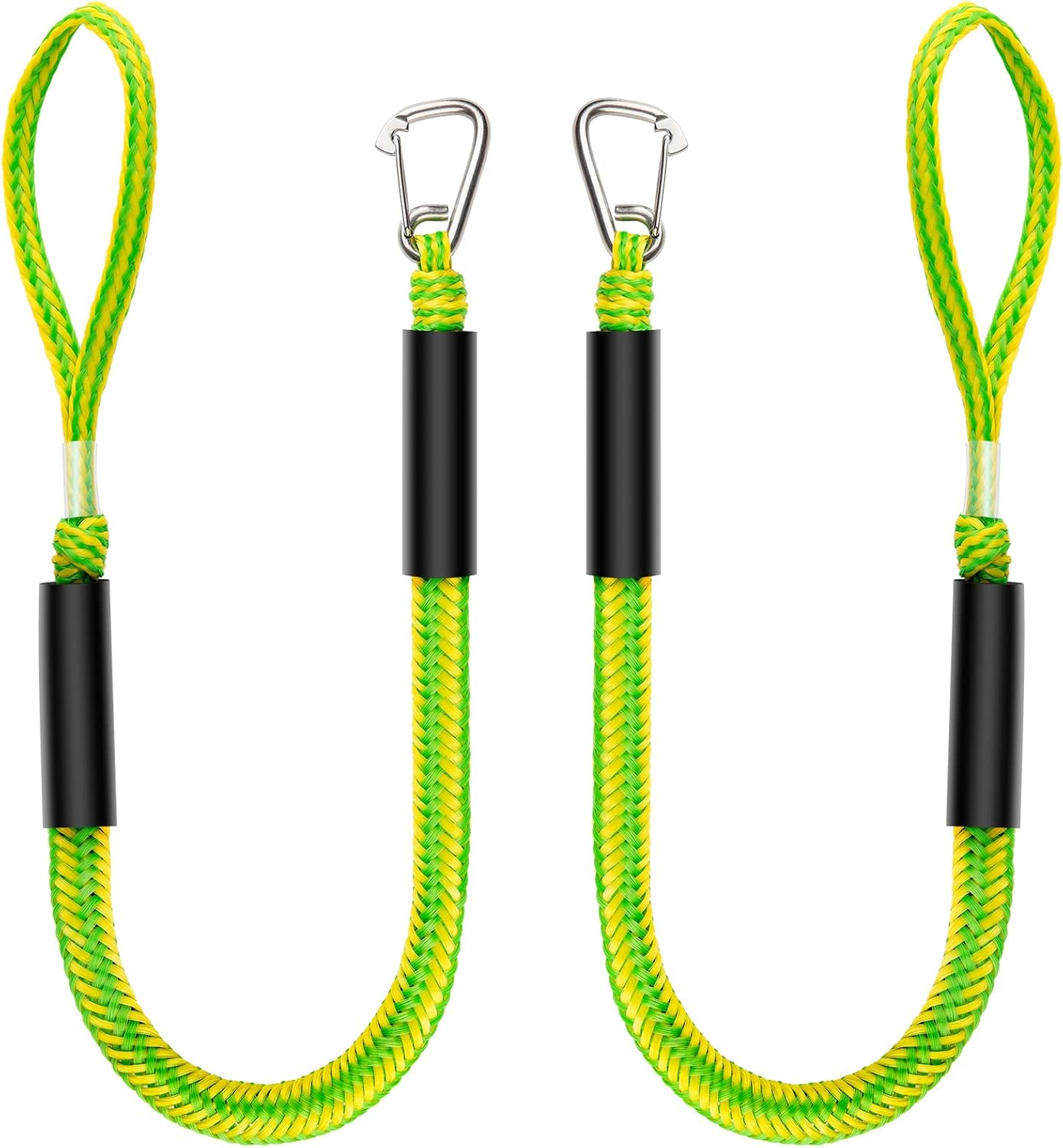 Botepon Boat Bungee Dock Lines, Jet Ski Accessories, Quick and Easy Dock Rope for PWC Jet Ski Seadoo Waverunner Pontoon Boat Bass Boat