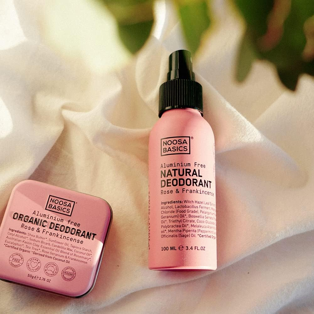 Noosa Basics Rose and Frankincense Natural Deodorant Spray 100 Ml image number 2