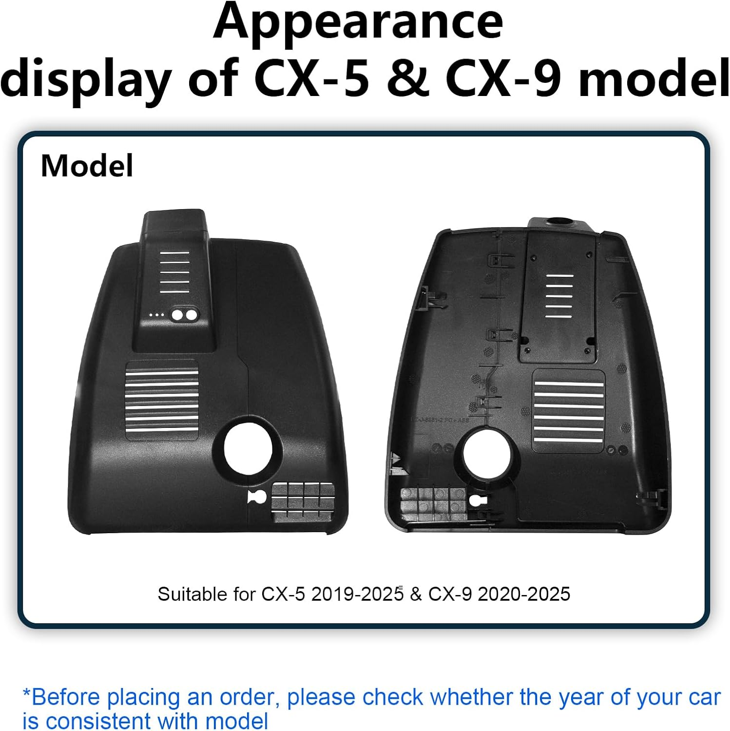 Mangoal Front 4K&Rear 1080P Dash Cam Fit Mazda CX5 2019-2025&CX-9 2020-2025 2.5S Select/Preferred/Carbon Edition/Plus/Turbo Signature/Touring Signature Grand Etc, G20/G25/G35, Wifi&App,Gps,128Gb Card image number 3