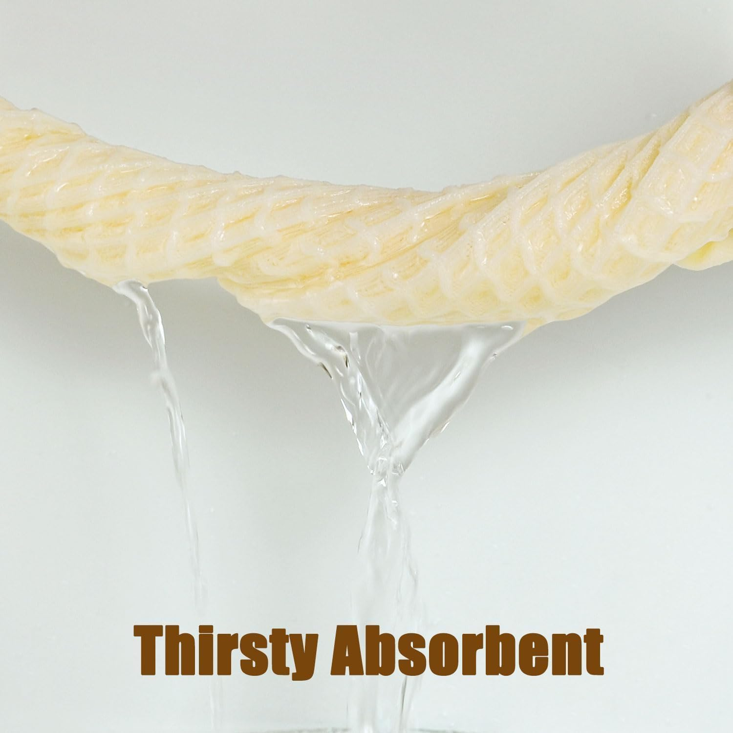 Cleanbear Wash Cloths 12 Pack，Cream Washcloths Set, 100% Cotton Waffle Weave &ndash; Fluffy, Absorbent, Quick-Drying Wash Cloths for Showering, Face, Body, and More image number 5