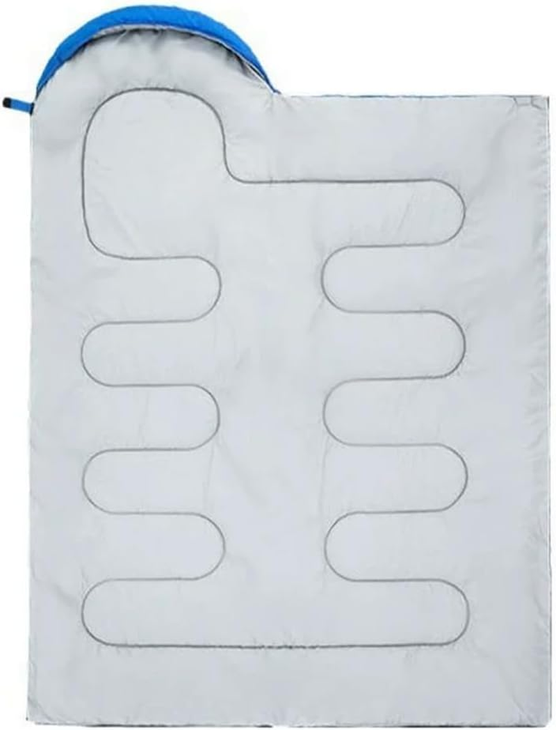 AIMALL Winter Camping Envelope Sleeping Bag for Adults, Outdoor Sleeping Bag for Travel and Mountain Climbing, Waterproof and Comfortable, 180+30 X 75 Cm image number 1