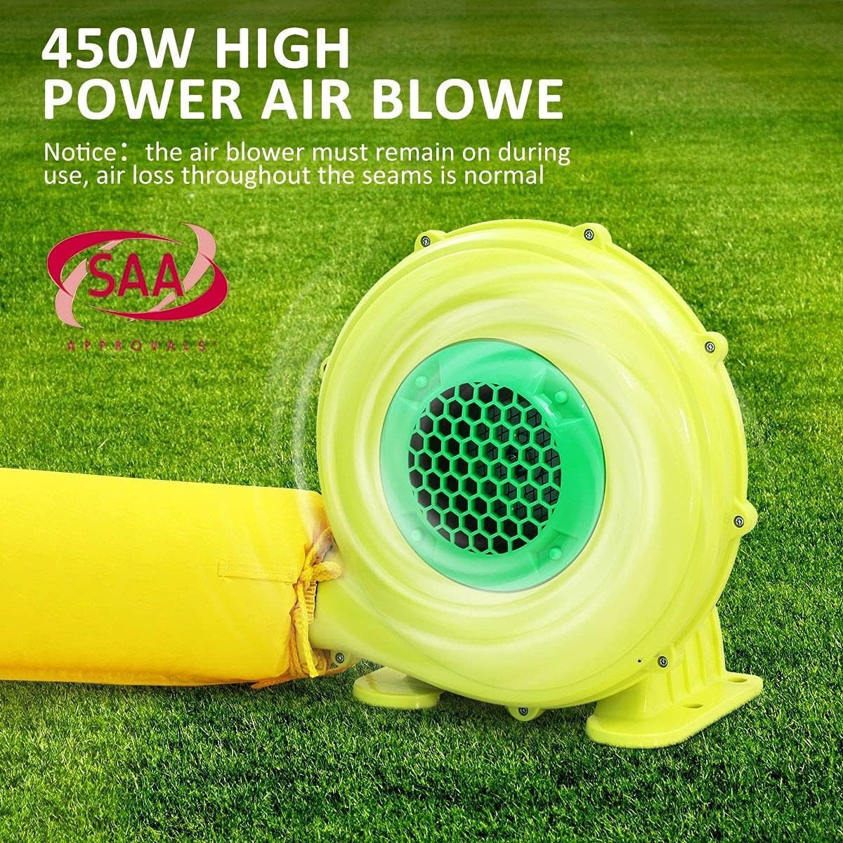 All in 1 Inflatable Water Park Water Slide Cannon Climbing Bouncer Castle Kids Play Toy image number 1