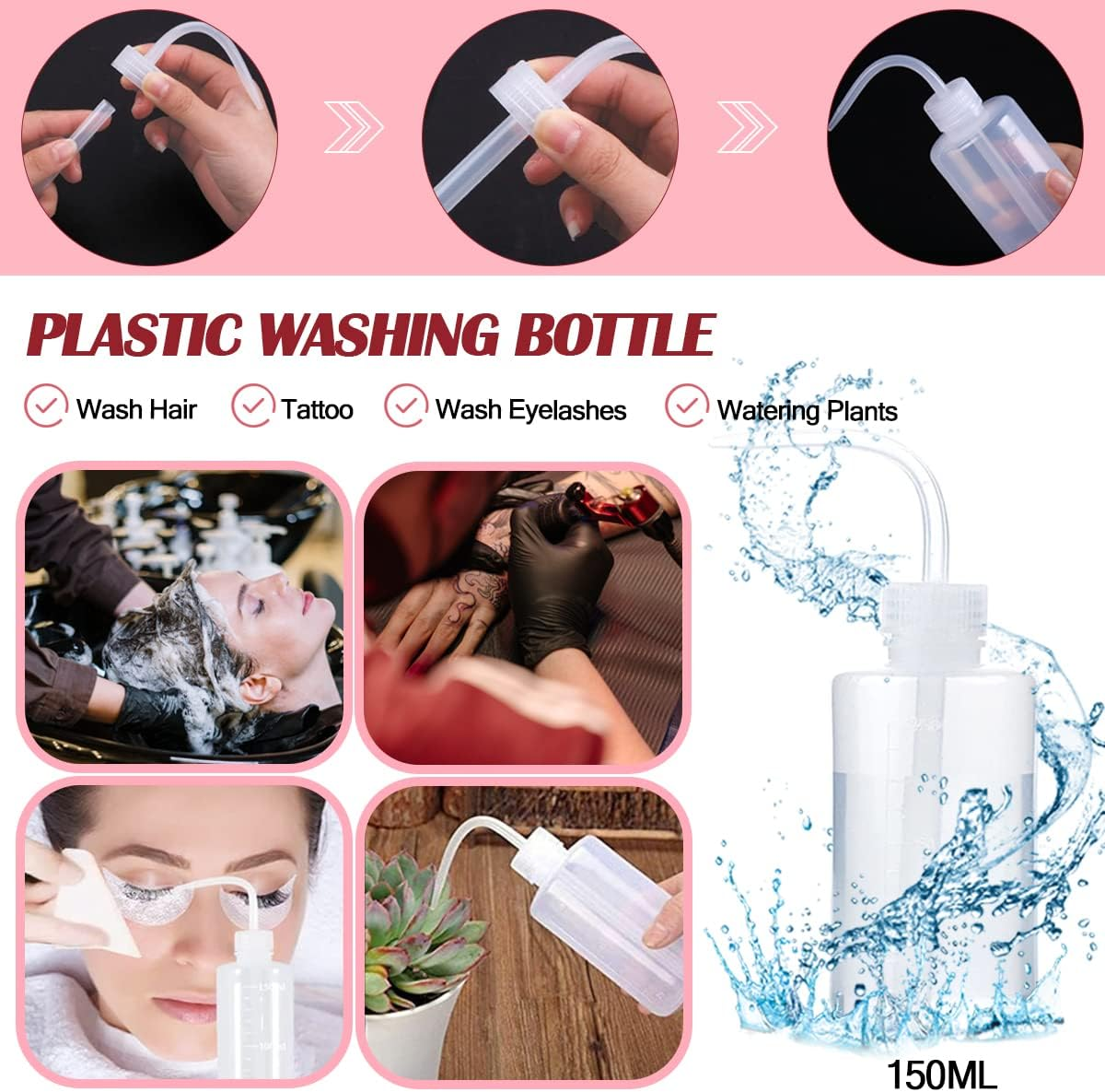 Eyelash Extension Supplies USB Air Conditioning Blower Facial Mister Lash Tweezers Mirror Mascara Brush Lash Shampoo Brush Bottle Silicone Pad Glue Rings under Eye Gel Pads Micro Applicators Tapes