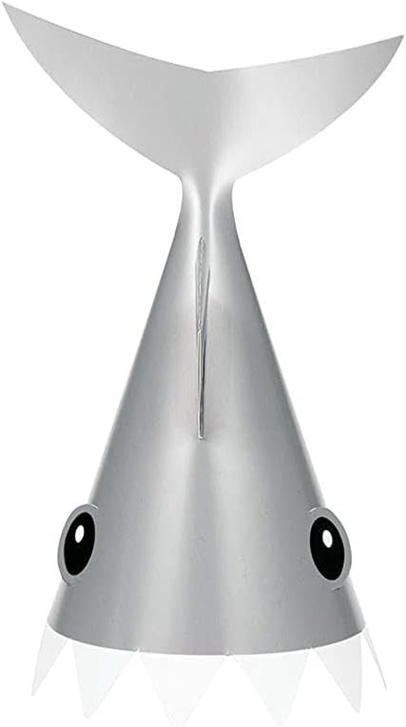 Creative Converting Shark Shaped Party Hats (Pack of 8) image number 1