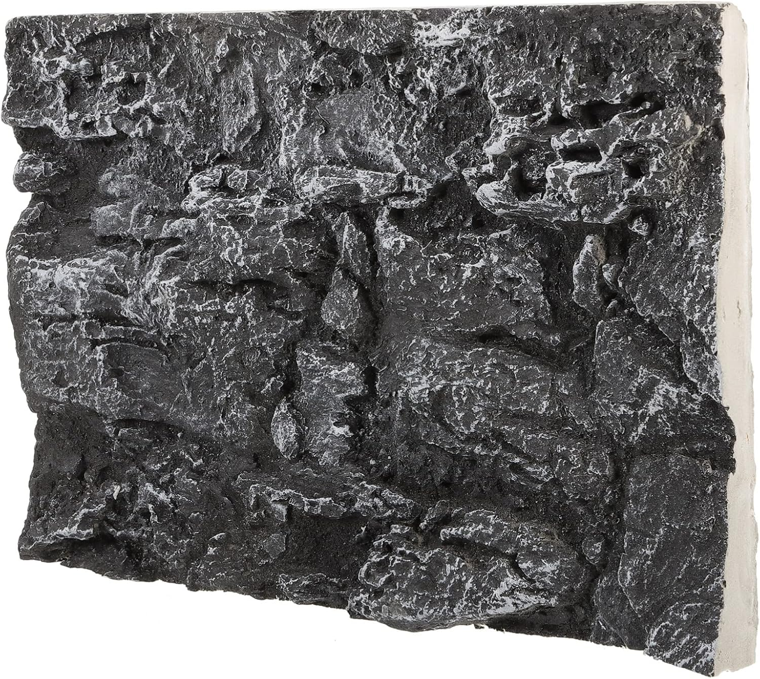 Kisangel Terrarium Background 3D Reptile Tank Background Snake Habitat Rock Wall Backdrop Decor,Dark Grey image number 4