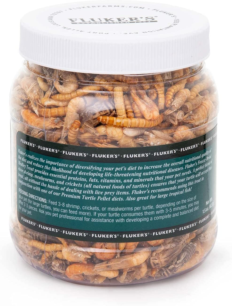Fluker Labs SFK72020 Aquatic Turtle Medley Treat Food, 1.5-Ounce image number 3