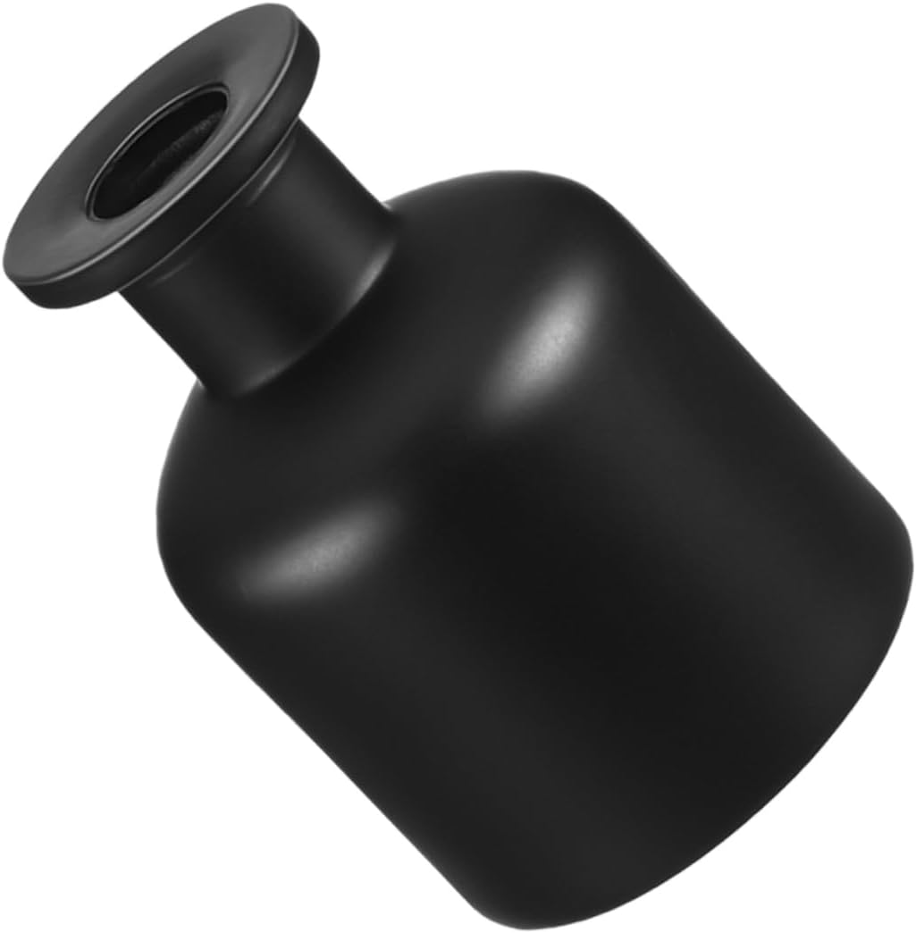 Glass Aromatherapy Diffuser Bottle 150Ml Matte Black Glass Reed Diffuser Container Refillable Essential Oil Jar for Home Fragrance Decoration image number 4