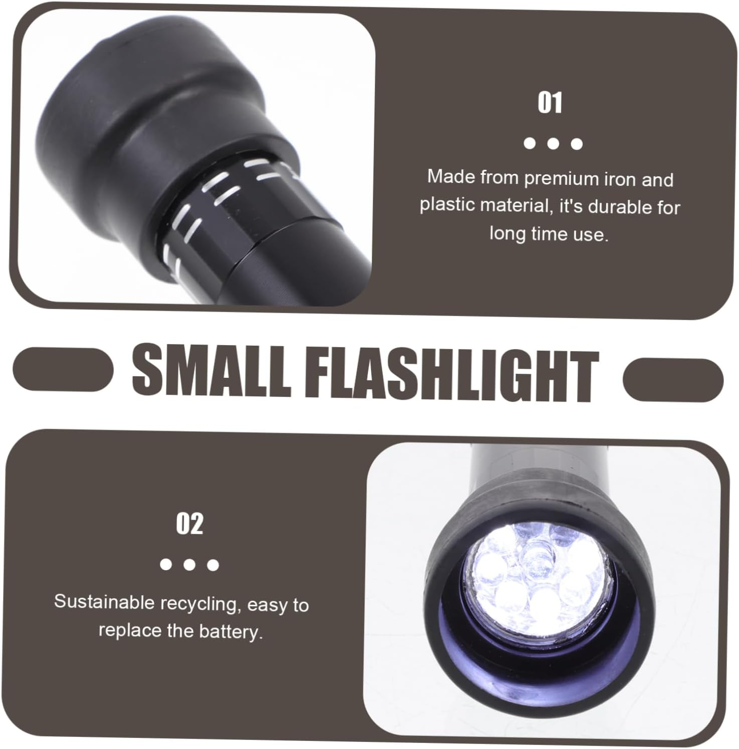 Egg Candler Torch for Egg Testing Flashlight Tester Professional Candler Incubation Candling Lamp Random Color image number 2