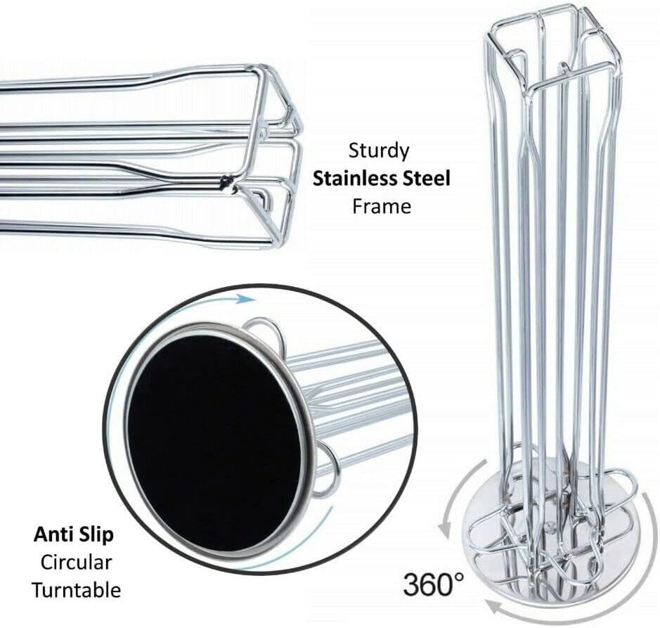 Tootoo 40 Coffee Capsules Pod Holder Stand Dispenser Rack Storage Capsule