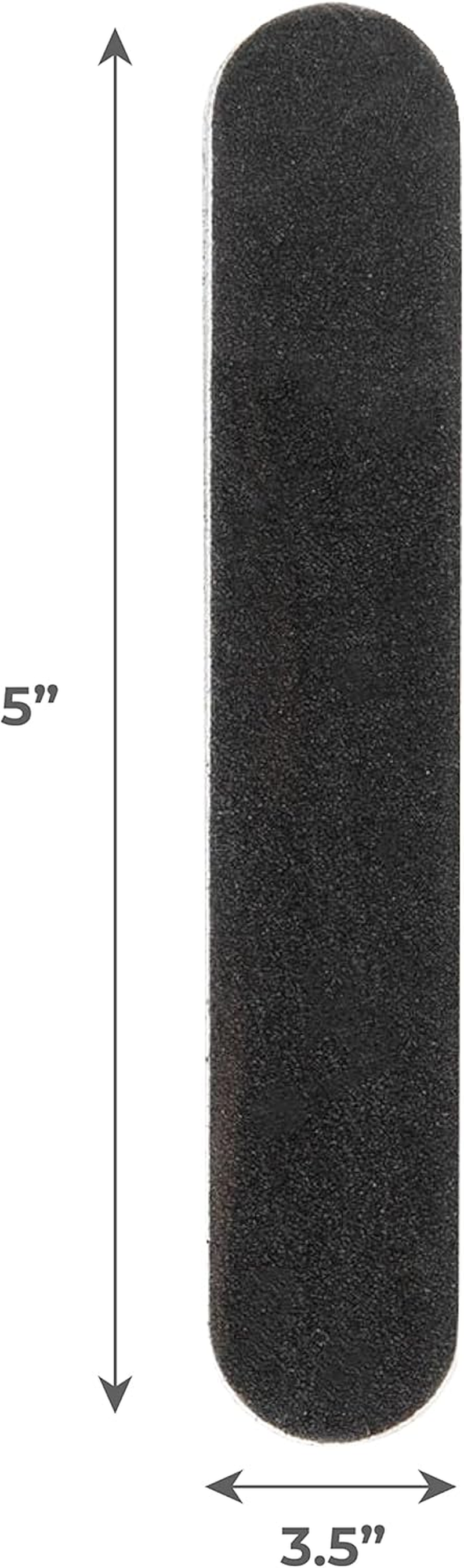 Forpro Mini Foam Board, Black, 100/180 Grit, Double-Sided Manicure Nail File, Individually-Wrapped, 3.5&rdquo; L X .5&rdquo; W, 50-Count image number 5