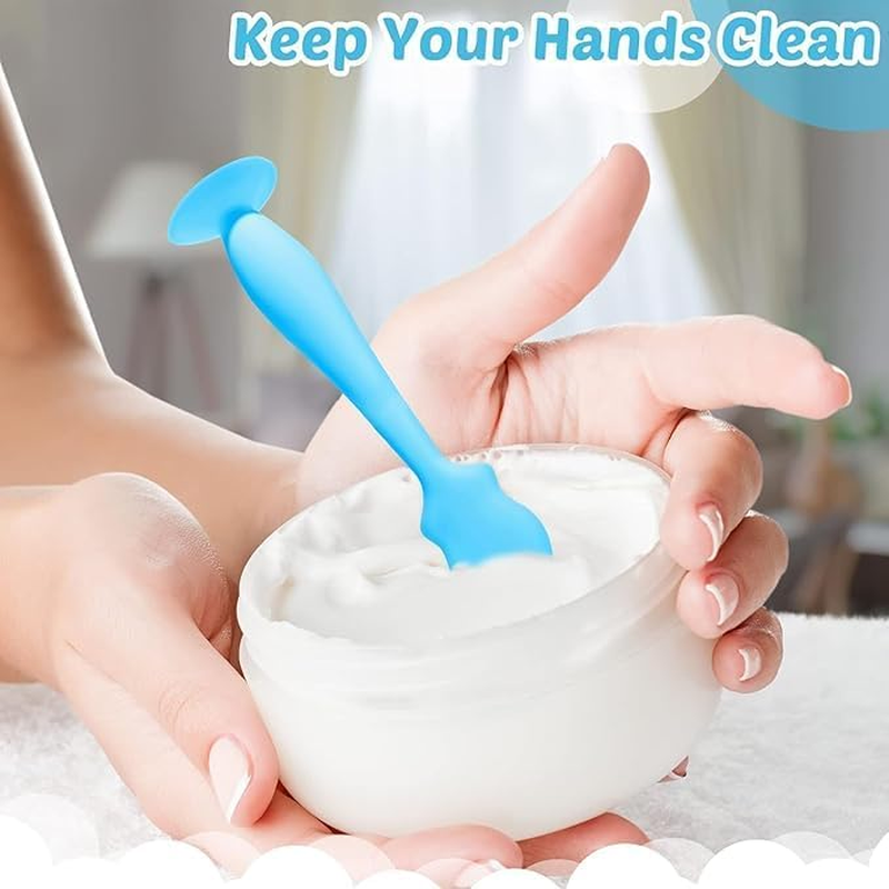 2Pcs Diaper Rash Cream Brush,Baby Brush Diaper Applicator,Silicone Diaper Cream Applicator,Baby Diaper Cream Applicator,Baby Applicator Baby Diaper Rash Cream Applicator Baby Cream Brush, Pink