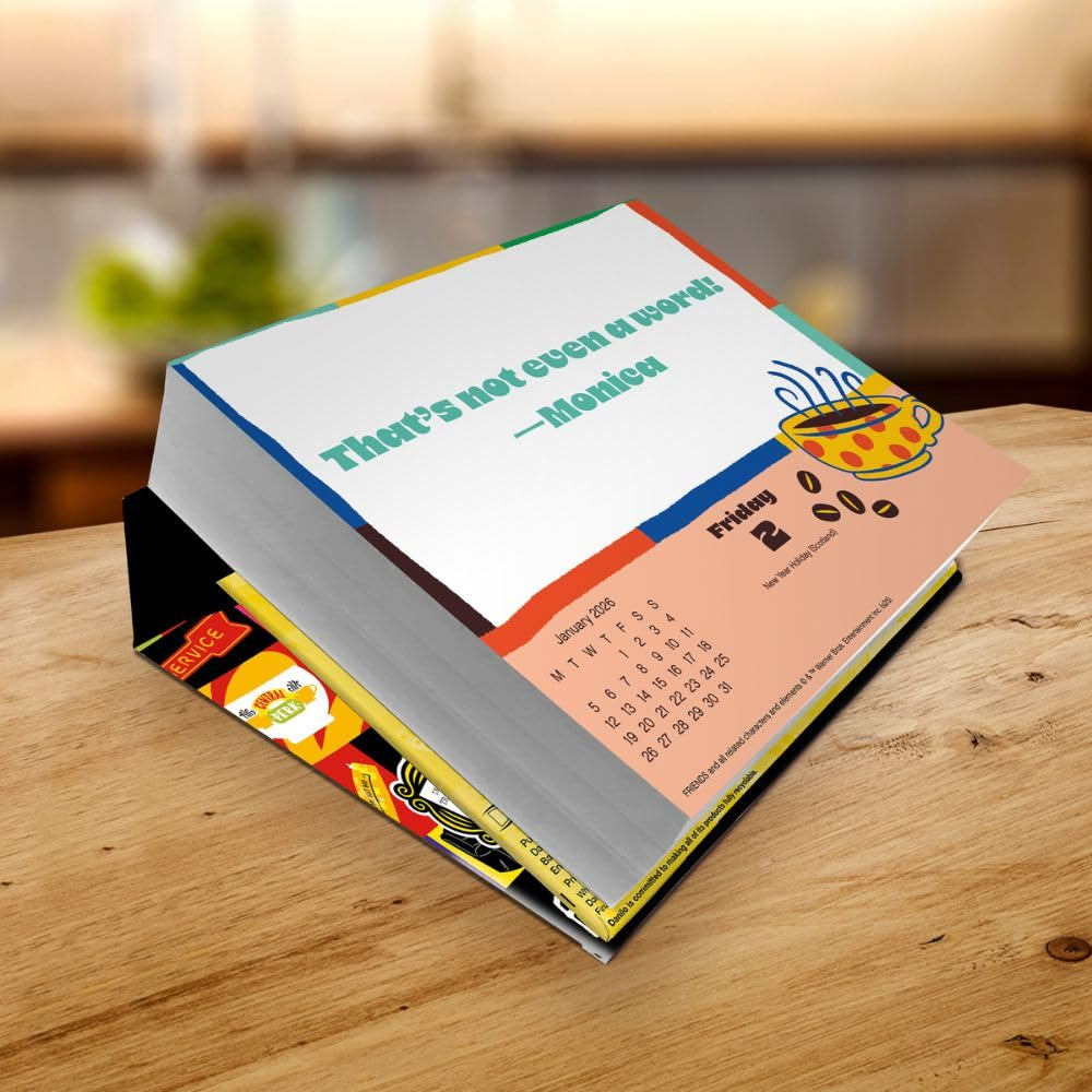 OFFICIAL FRIENDS PAGE a DAY DESK BLOCK 2026 CALENDAR | Television Series Movies image number 3
