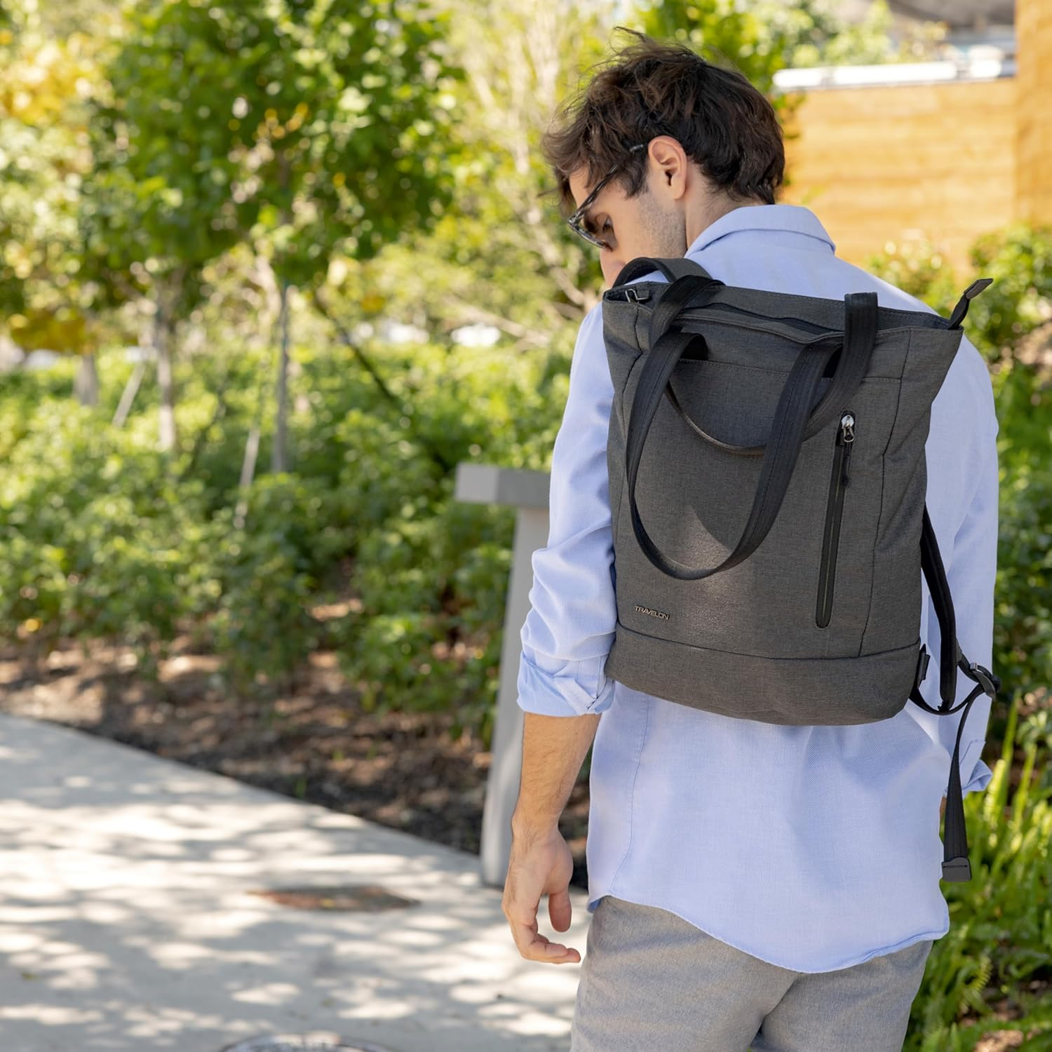 Travelon anti Theft Urban Convertible Backpack/Tote image number 2