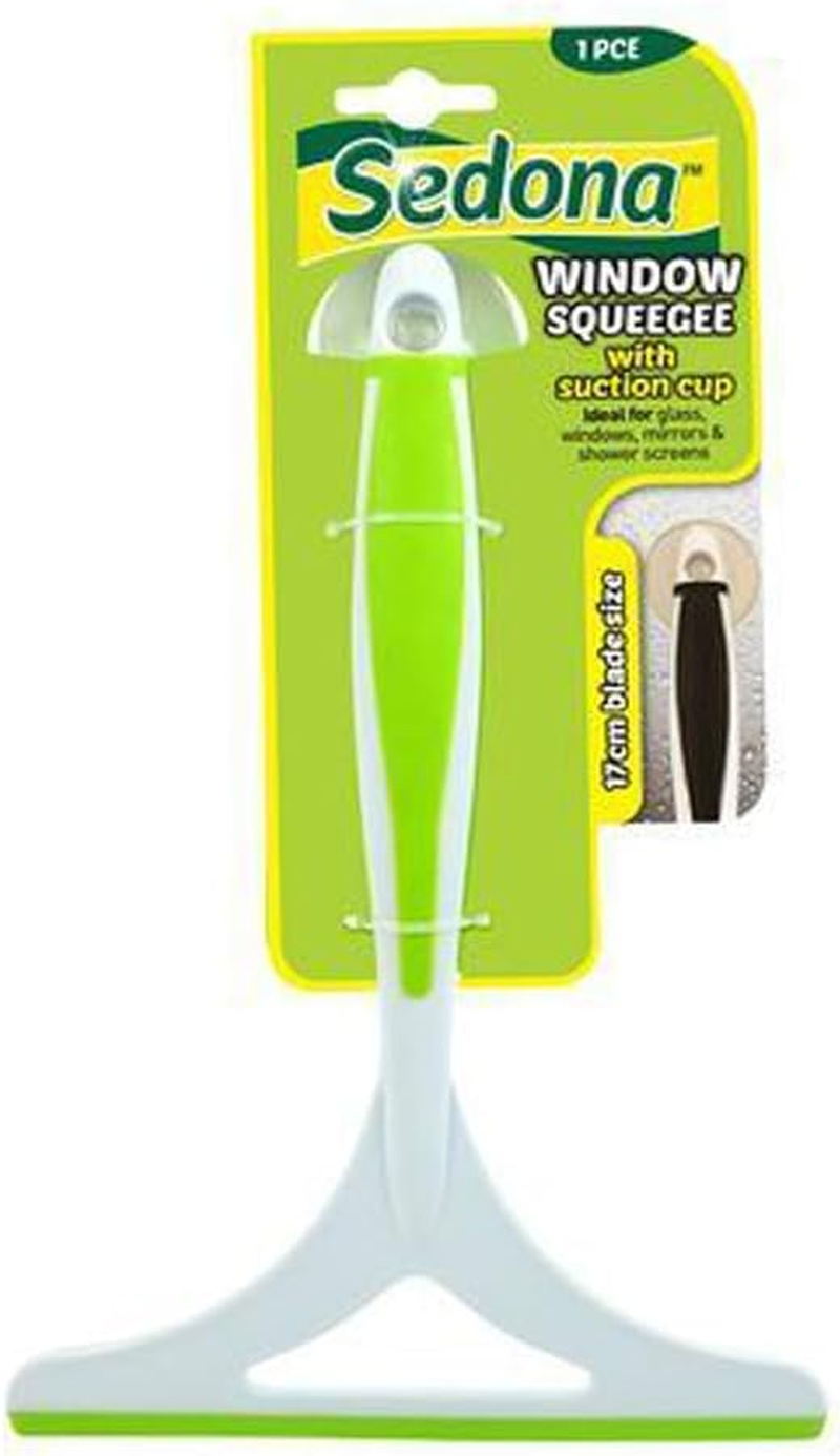 Sedona Glass Window Squeege with Suction Hook, 17 Cm Size