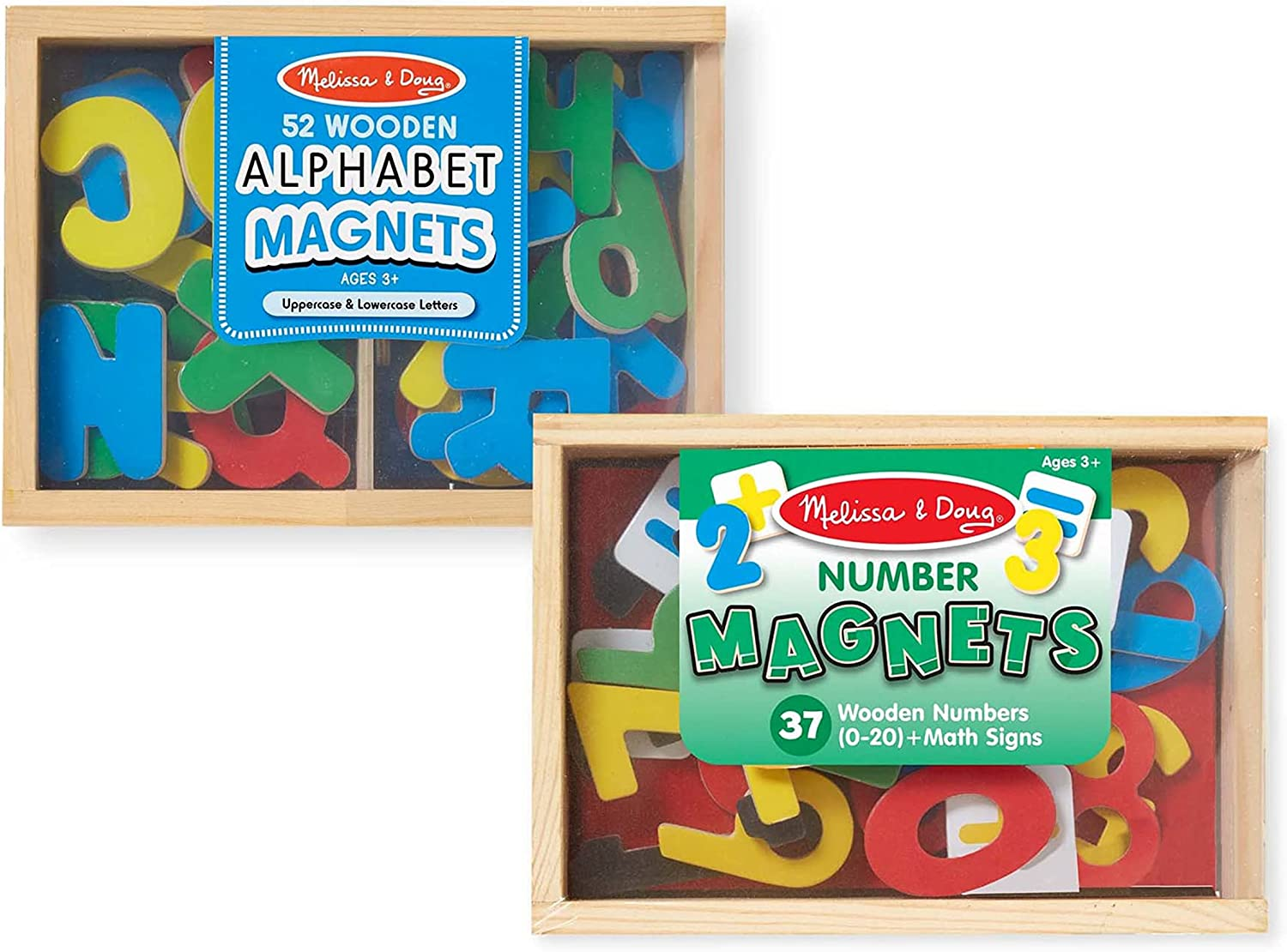 Melissa & Doug - Alphabet Magnets - 52Pc - Letters And Numbers Bundle