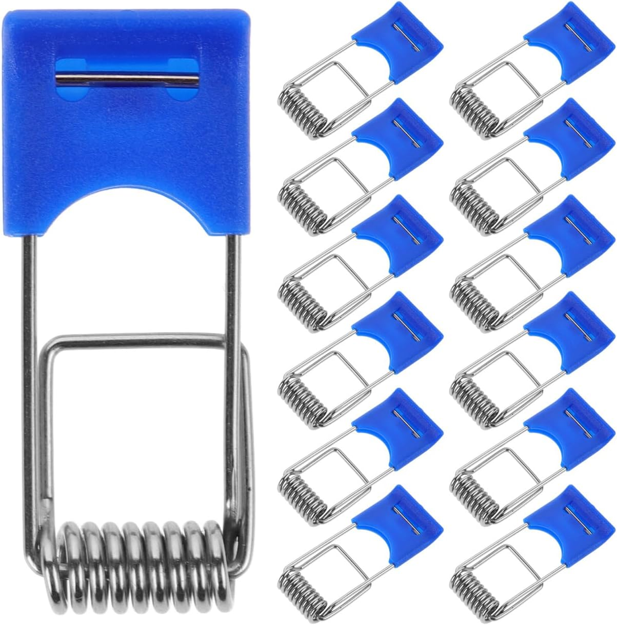 Housoutil Spring Snap Downlight Clips 100Pcs Recessed Light Retaining Springs for Panel Lamp Secure Fixing Indoor Lighting Accessories image number 3