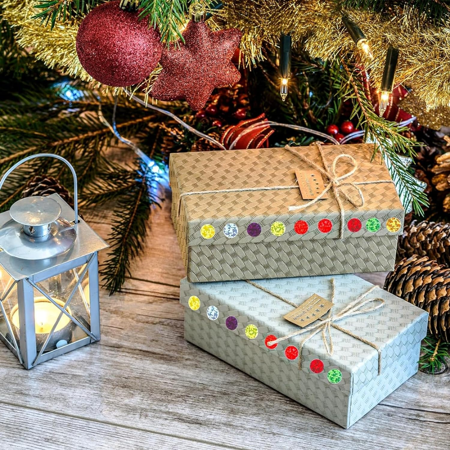 1540 Pcs Dot Stickers,Sparkle Coloured Circle Sticker,10 Mm Sticker Dots,Coloured Shape Stickers(20Sheet, 11 Colors) image number 5