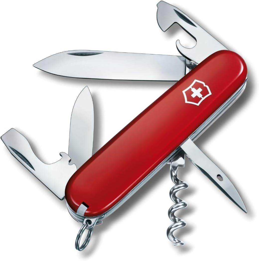 Victorinox Swiss Army Pocket Knife Spartan with 12 Functions, Red