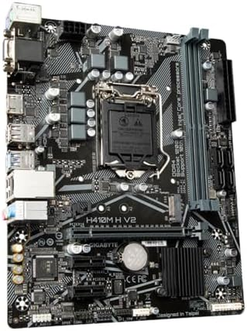 Gigabyte H410M H V2 Micro ATX Motherboard image number 1