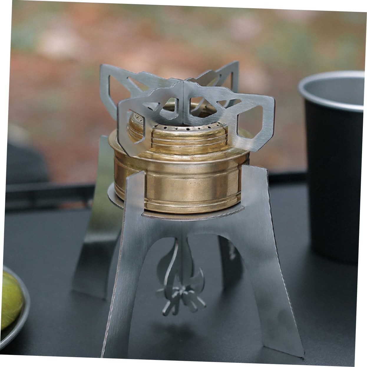 Camping Cooking Gear Bbq Rack Outdoor Camping Barbecue Rack Stove Support Stand image number 6