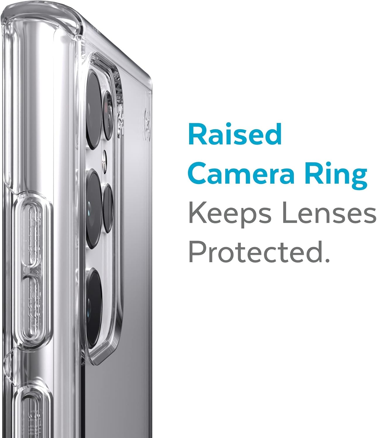 Speck Presidio Perfect Case for Samsung Galaxy S22 Ultra, Clear image number 5