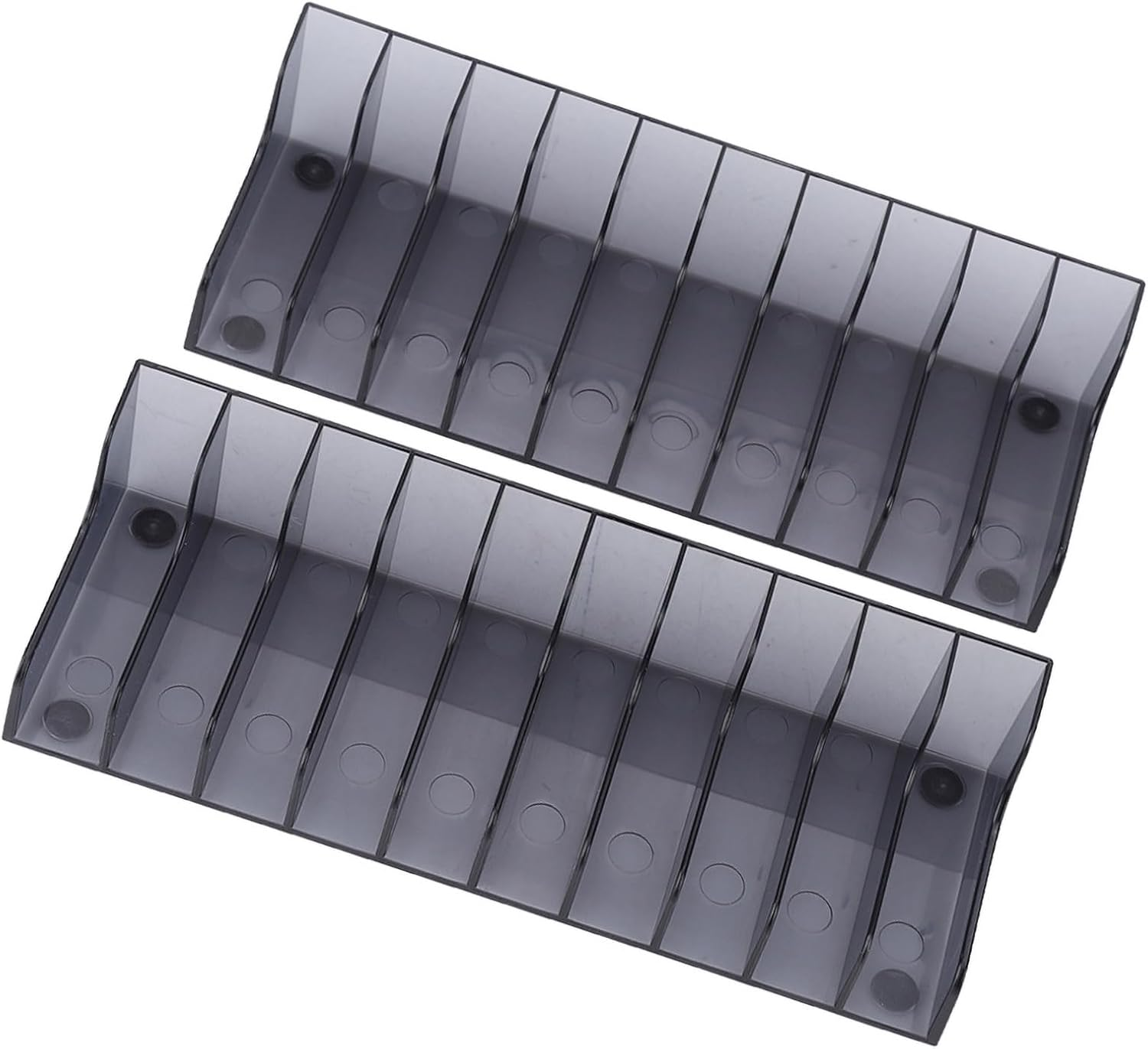 2Pcs Game Card Storage Stand, ABS Game Card Desktop Storage Bracket Large Capacity Game Card Holder for PS4, Slim, PRO image number 2