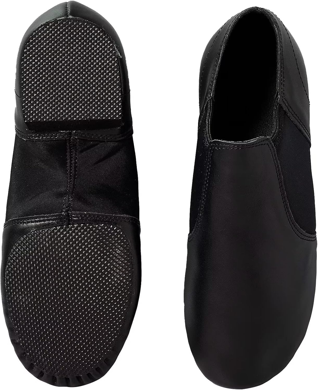 Jazz Shoe, Genuine Leather Slip On/Lace up Modern Jazz Dance Shoes for Kids Adult image number 2