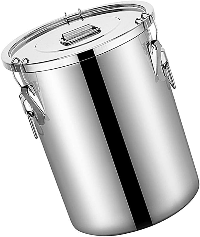 Fenteer for the Kitchen Stainless Steel - Great for Kitchen Counter, Food Storage Container, And, Silver, 9L image number 2