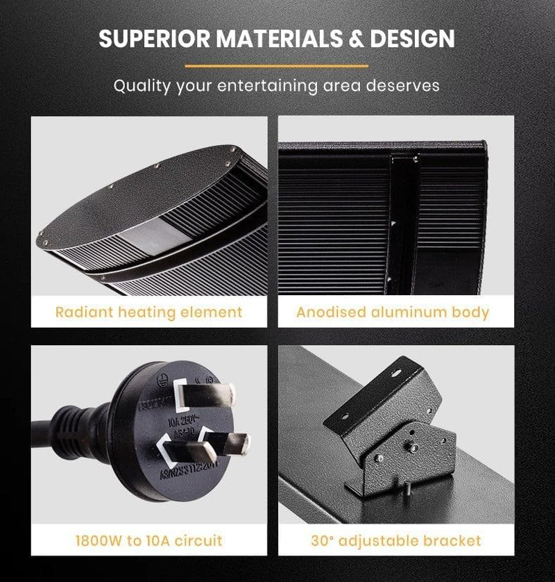 1800W Radiant Strip Heater - Spectra image number 5
