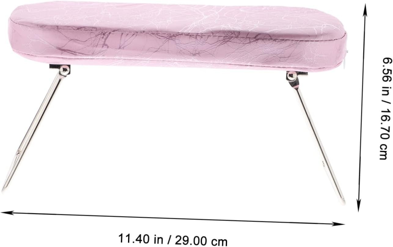 Healeved Nail Hand Rest Pillow Comfortable Nail Arm Support for Manicure for Enhanced Client Easy to Clean Material for Home And - White image number 6