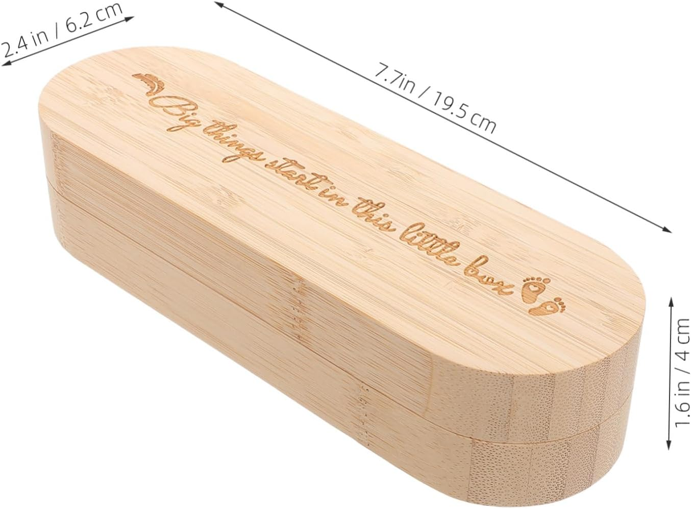 Wooden Pregnancy Test Keepsake Box Announcement Souvenir Chest for Expecting Parents Unique for Pregnant Women image number 4