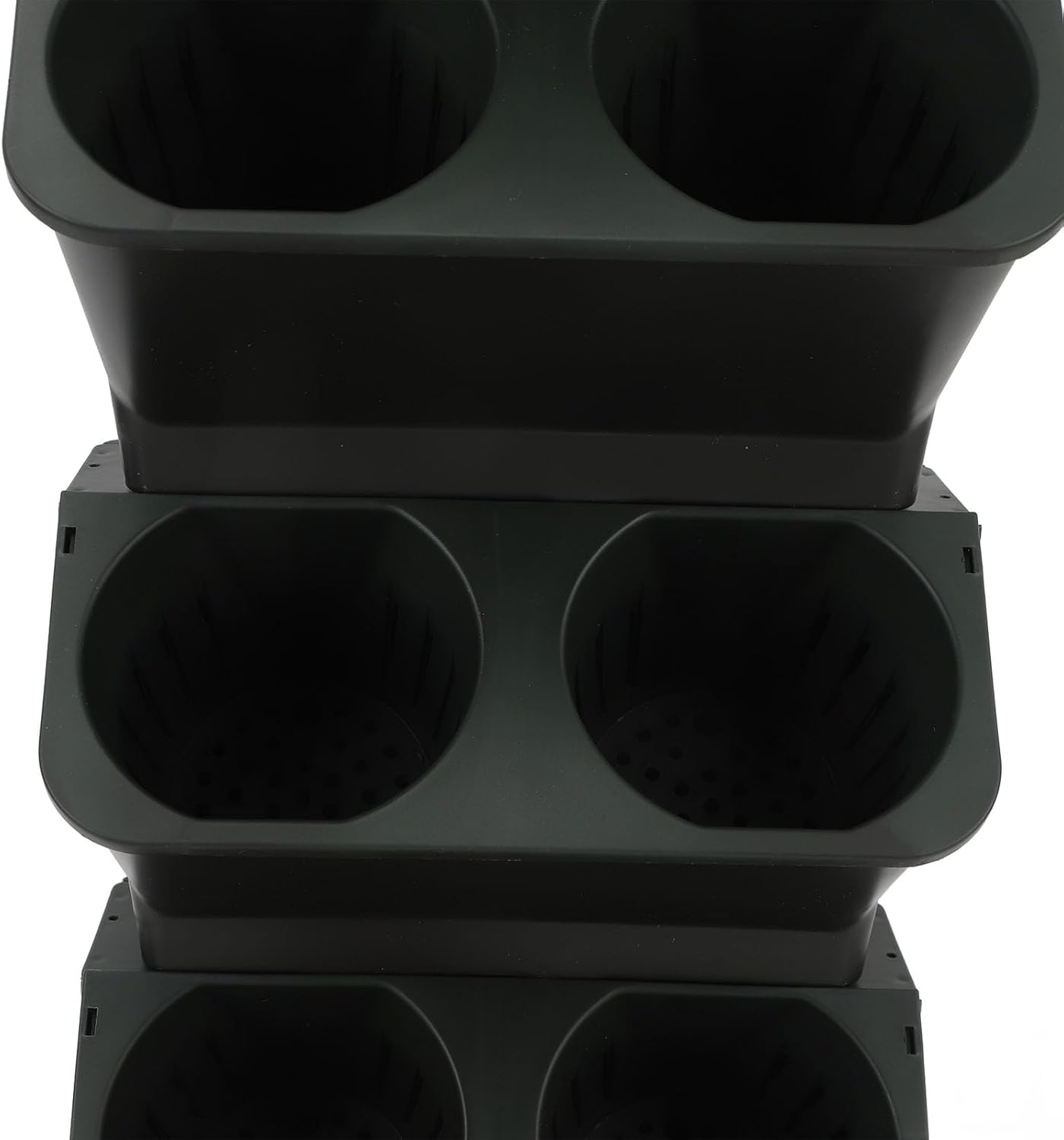 Hanging Vertical Wall Planter, Wall Hanging Planter, Vertical Garden Plant Holder, Hanging Planter Boxs for Garden Balcony Yards Home Decor (Dark Green) - Dark Green image number 2