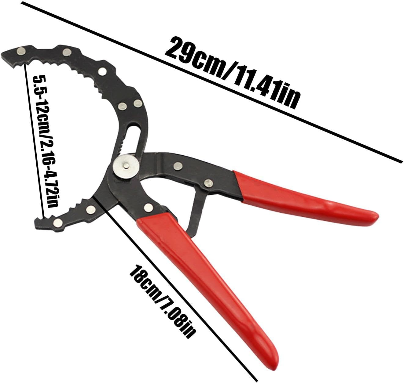 Oil Filter Wrench, Adjustable Oil Filter Remover, 12-Inch Oil Wrench, Oil Wrench for Agricultural Equipment, Versatile Filter Wrench, Oil Filter Removal Tool, Heavy-Duty Oil Filter Wrench, Oil Wrench image number 3