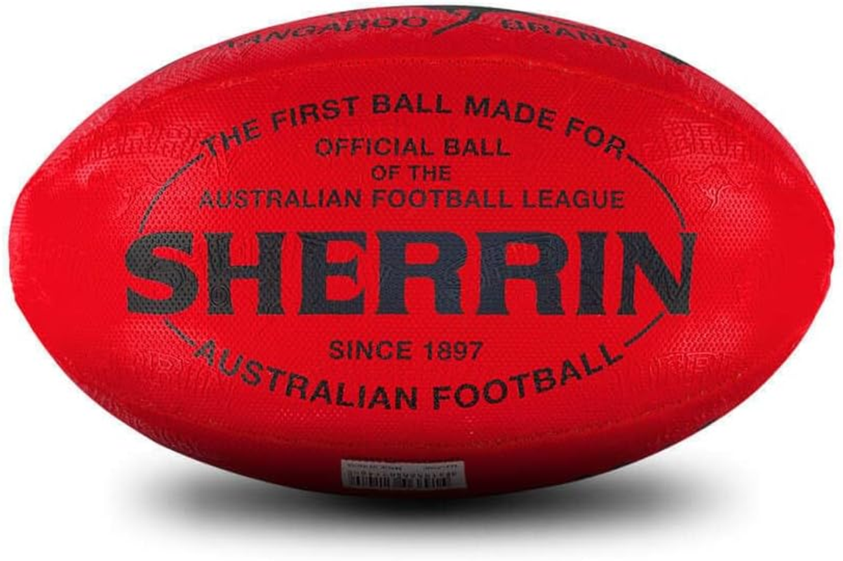 Sherrin KB All Surface Training Football, Red, Size 3