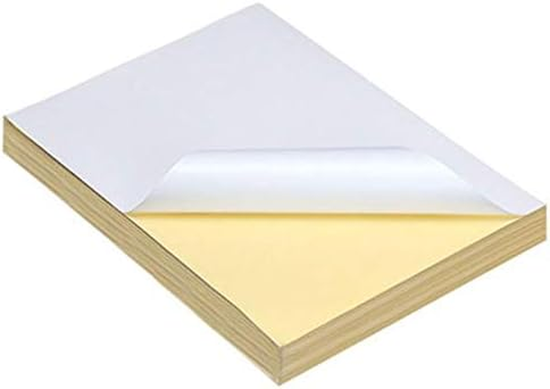 A4 Self Adhesive Labels for Inkjet & Laser Printers Mailing Address Stickers 2 Labels per Page image number 1