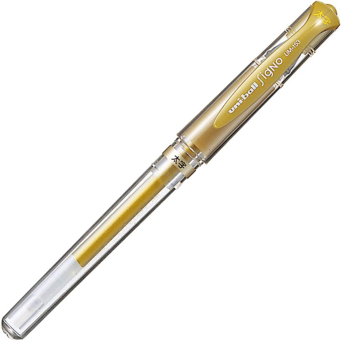 Uni Gel Ballpoint Pen Ball Signo Bold 1.0Mm Gold (UM153.25) image number 1